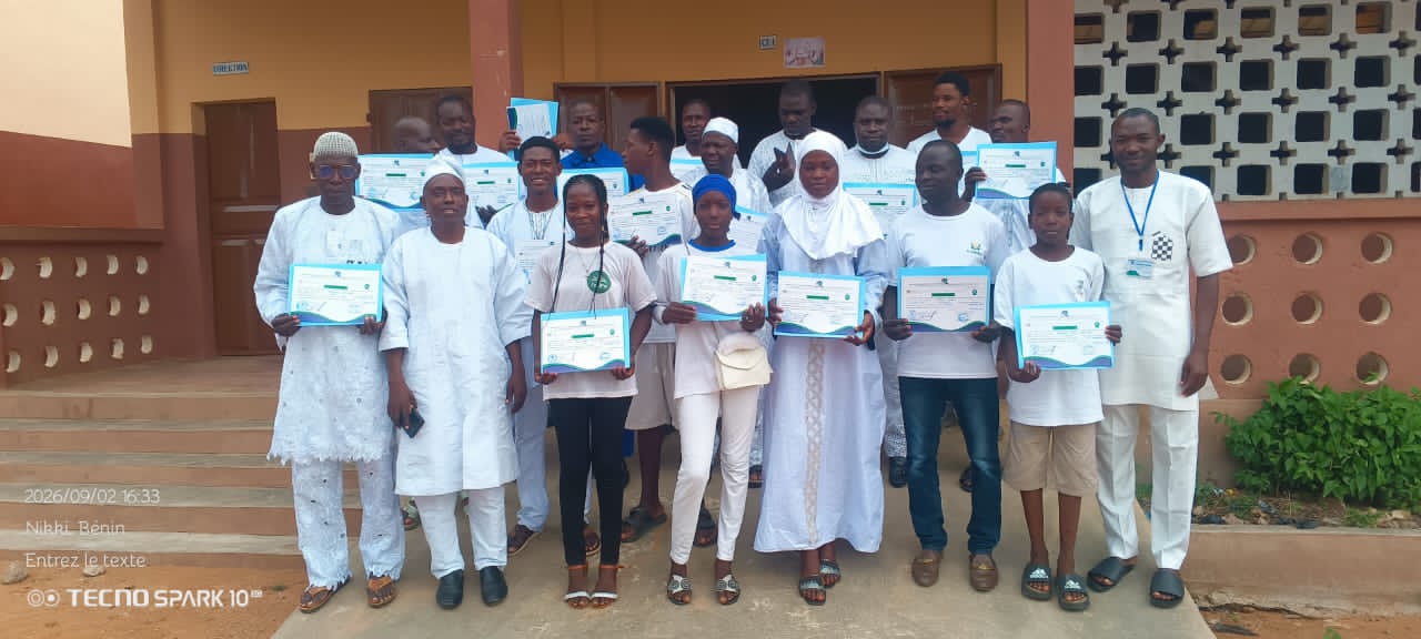 Remise des attestations de fin de formation